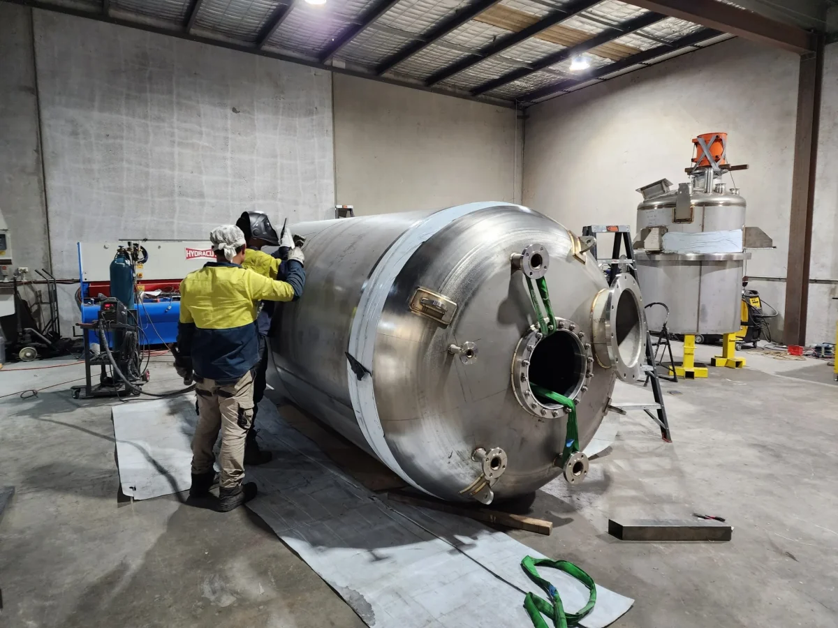 جوش آرگون در ساخت مخازن تحت فشار