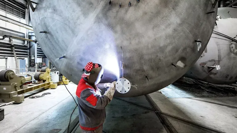 جوش آرگون در ساخت مخازن تحت فشار